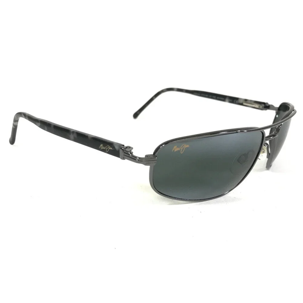 Maui Jim Sunglasses KAHUNA MJ-162-02 Gunmetal Frames with Neutral Gray Lenses